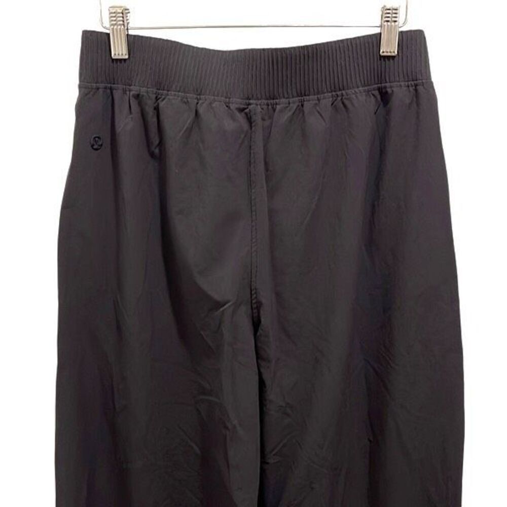 Lululemon Womens Flat Front Stretch Pocket Pull-On Track Pants Black Size Medium - Picture 2 of 11